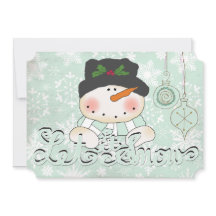 Snögubbe Låt det snöa jul-Helgdag