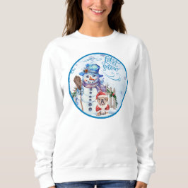 Snögubbe | Låt det snöa sötskjorta T Shirt