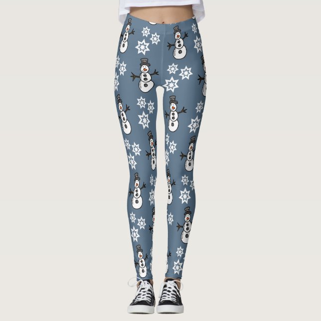 Snögubbe Leggings (Framsida)