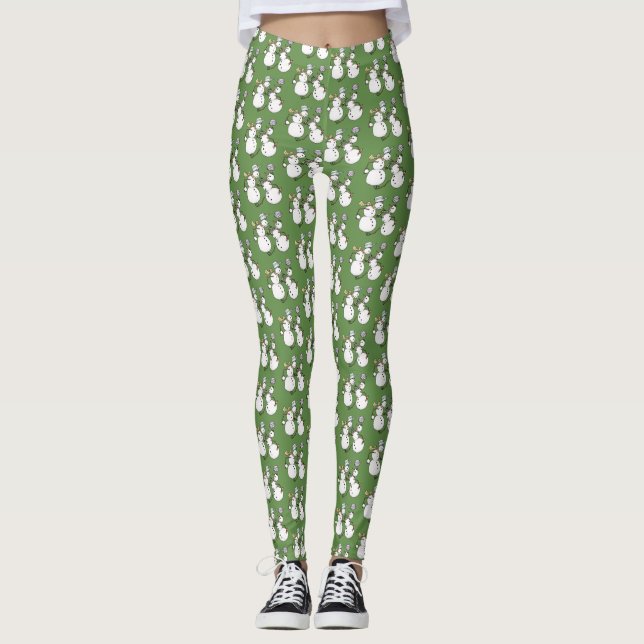 Snögubbe Leggings (Framsida)