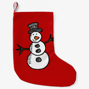 Snögubbe Liten Julstrumpa