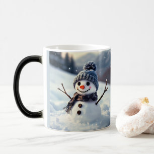 Snögubbe Magisk Mugg