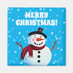 Snögubbe Magnet