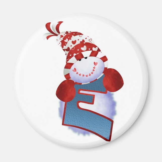 Snögubbe Magnet (Framsidan)