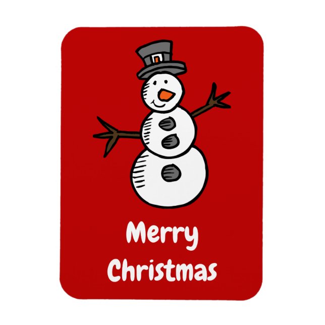 Snögubbe Magnet (Vertikal)