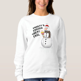 Snögubbe med Smälter iskräm T Shirt