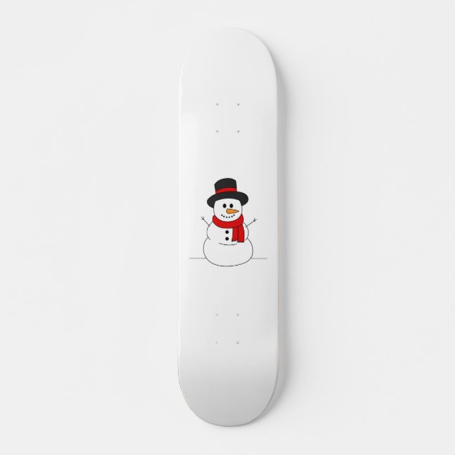 Snögubbe Mini Skateboard Bräda 18,5 Cm (Framsida)