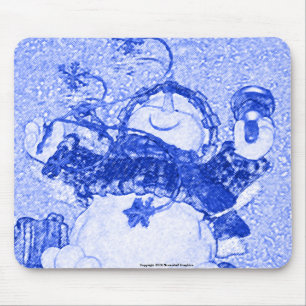Snögubbe Mousepad Musmatta
