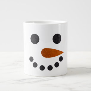 Snögubbe Mugg för kaffe eller Hett Chocolate Gif Jumbo Mugg