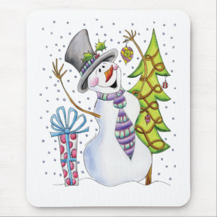 Snögubbe Musmatta