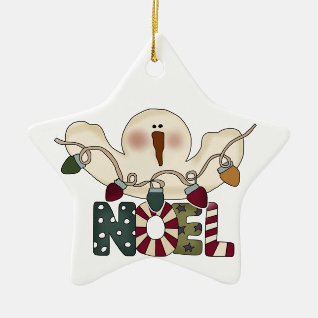 Snögubbe Noel Keepsakes Ornament (Framsidan)