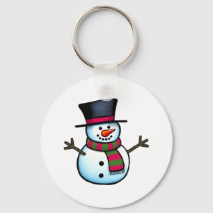Snögubbe Nyckelring