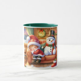 Snögubbe och Friends Kids jul Mugg