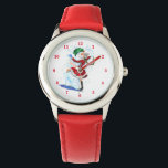 Snögubbe och Girl Dancer jul Watch Armbandsur<br><div class="desc">Tittar på Lycklig Snögubbe och Flickr Dance Tango jul Party Roligt Tecknad Teckning - Välj / lägg till din unika text / Namn / Färg - Gör din Speciella vaktgåva - Ändra storlek och flytta eller ta bort och lägg till inslag / text med anpassning verktyg! Teckning och design efter...</div>
