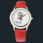 Snögubbe och Girl Dancer jul Watch Armbandsur<br><div class="desc">Tittar på Lycklig Snögubbe och Flickr Dance Tango jul Party Roligt Tecknad Teckning - Välj / lägg till din unika text / Namn / Färg - Gör din Speciella vaktgåva - Ändra storlek och flytta eller ta bort och lägg till inslag / text med anpassning verktyg! Teckning och design efter...</div>