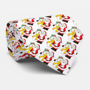 Snögubbe och Jultomten Slips