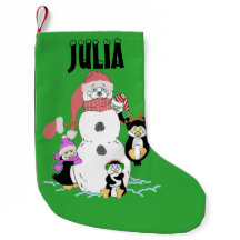 Snögubbe och Penguins jul