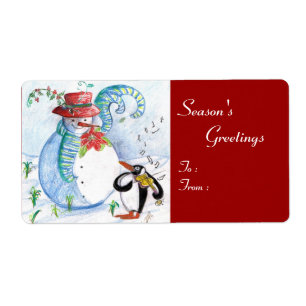 SNÖGUBBE OCH PENGUINS WINTER SERENADE FRAKTSEDEL