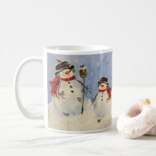 Snögubbe och Son Kaffemugg
