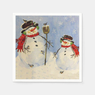 Snögubbe och Son Pappersservett