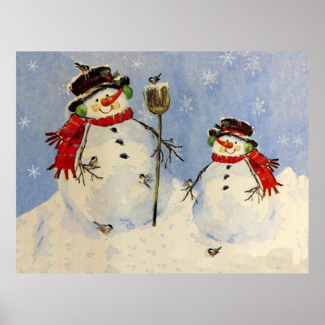 Snögubbe och Son Poster (Framsidan)