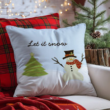 Snögubbe och Träd