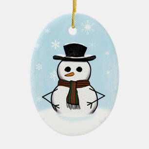 Snögubbe Ornament