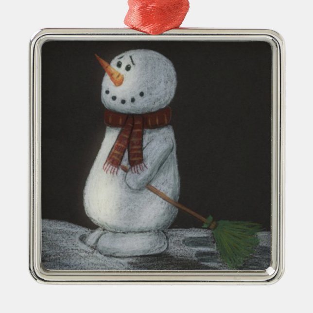 Snögubbe Ornament (Framsidan)
