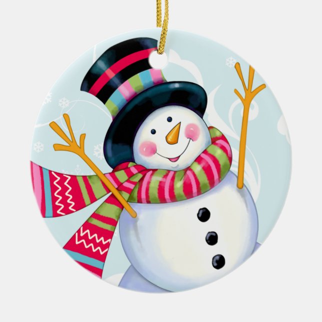 Snögubbe Ornament - SRF (Framsidan)