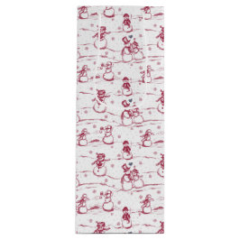 Snögubbe parad-leksak - röd