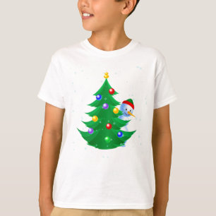 Snögubbe Peeking T Shirt