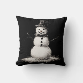 Snögubbe Pillow Kudde