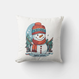 Snögubbe Pillow Kudde