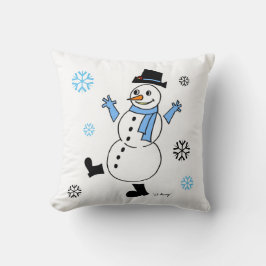 Snögubbe Pillow Kudde