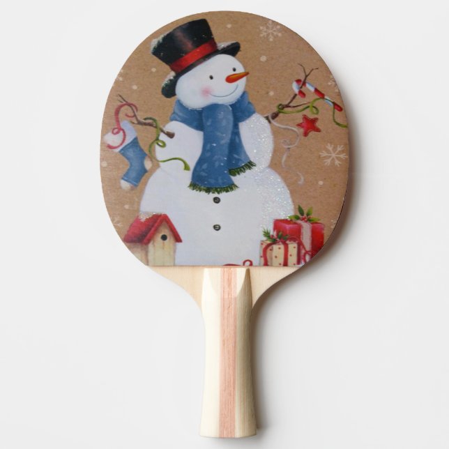Snögubbe Pingisracket (Framsidan)