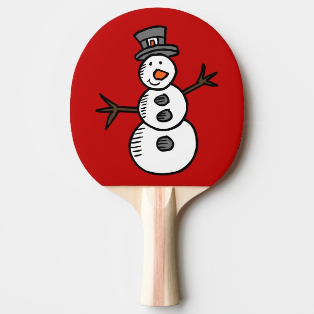 Snögubbe Pingisracket (Framsidan)