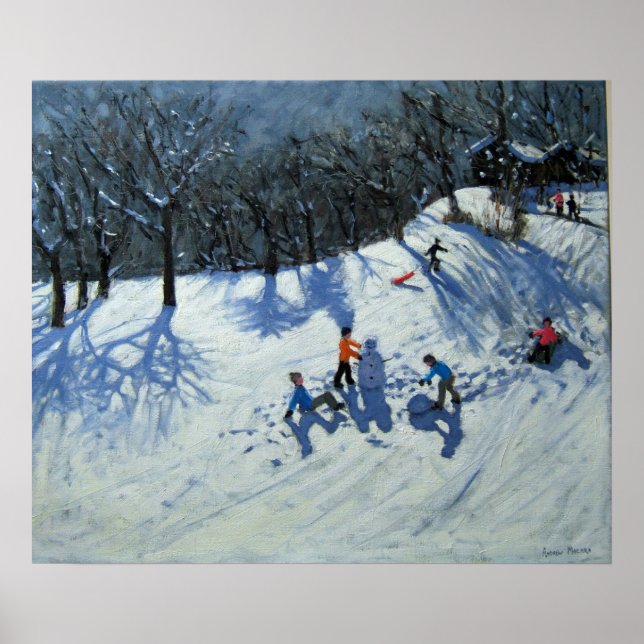 Snögubbe Poster (Framsidan)