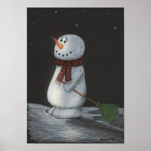 Snögubbe Poster (Framsidan)