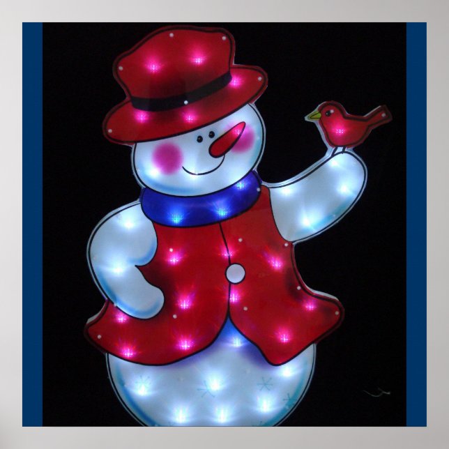 Snögubbe Poster (Framsidan)