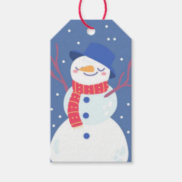 Snögubbe Presentetikett