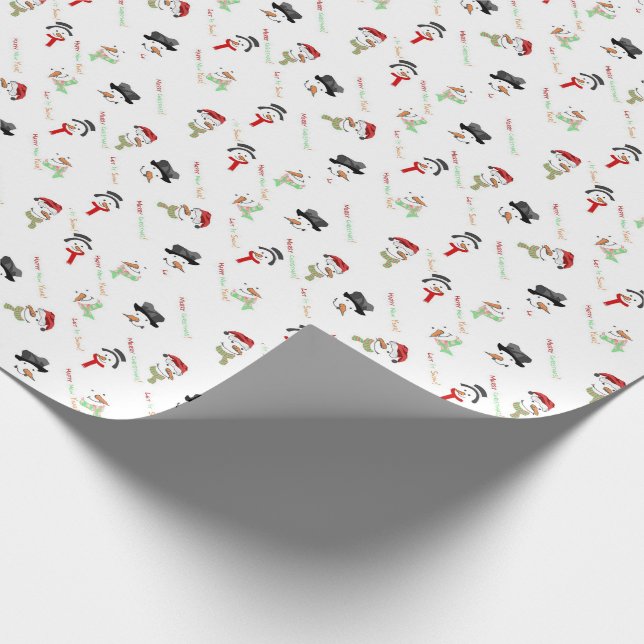 Snögubbe Presentpapper (Hörn)