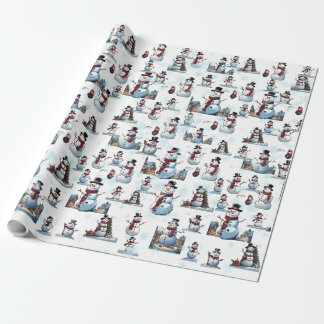 Snögubbe Presentpapper