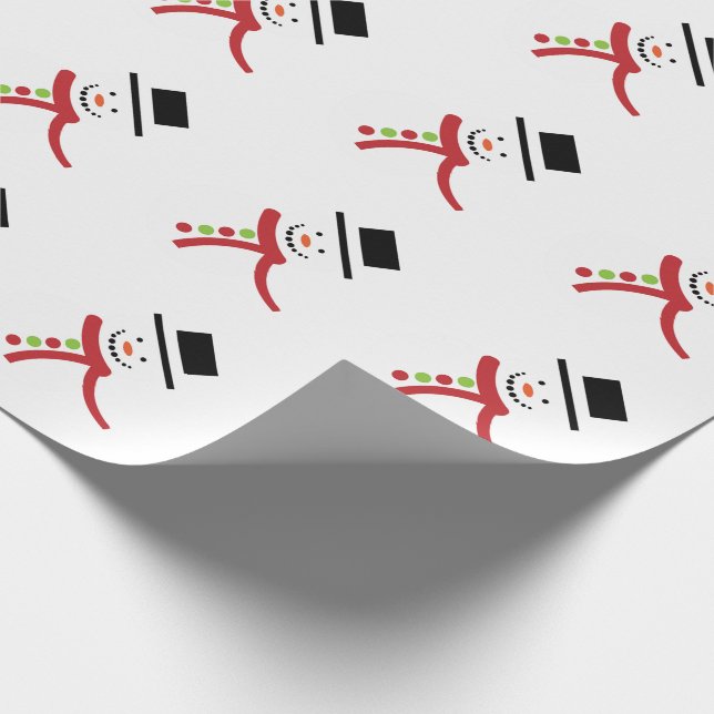 Snögubbe Presentpapper (Hörn)