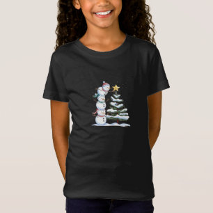 "Snögubbe Pyramid Decorating the Julgran" T Shirt