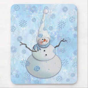 SNÖGUBBE, SCARF & SNÖHATT av SHARON SHARPE Musmatta