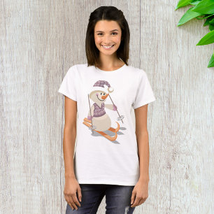 Snögubbe Skiing T Shirt