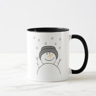 Snögubbe Smiling Mugg