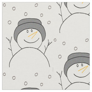Snögubbe Smiling Tyg