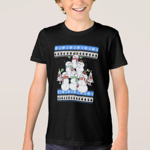 Snögubbe - Snögubbe Julgran Ugly God jul T Shirt