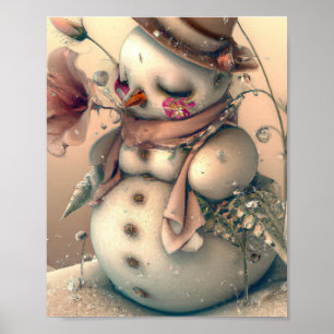 Snögubbe, Snökvinna, Poster